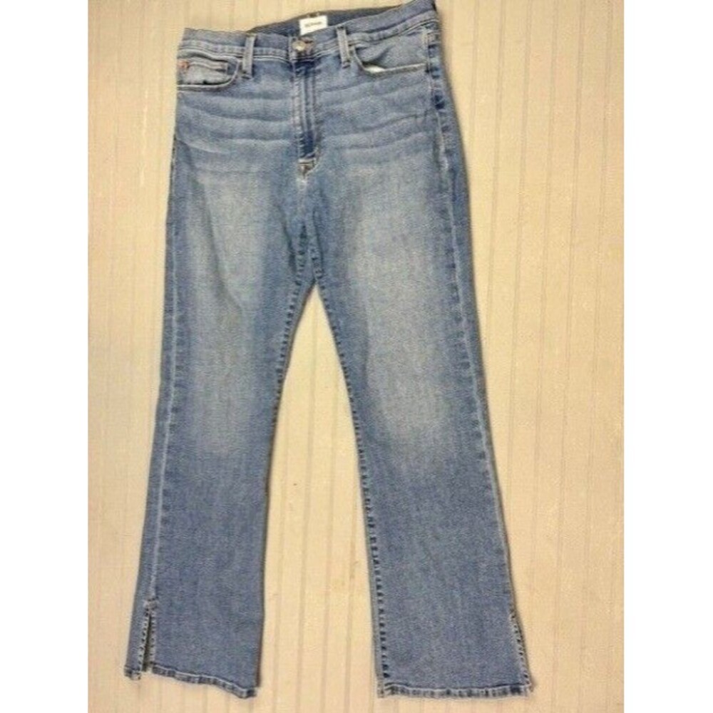 Hudson Size 32 Womens Jeans Blair High Rise Bootcut Vent Hem Stretch Med Wash